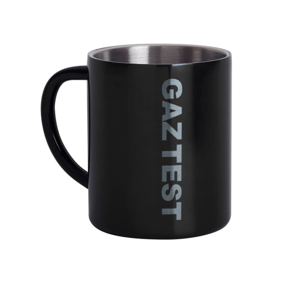 Кружка YOZAX, 280 мл, черный, нержавеющая сталь