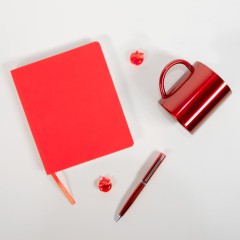 Кружка YOZAX, 280 мл, красный, нержавеющая сталь