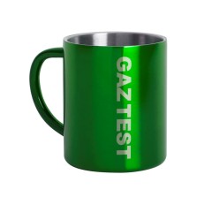 Кружка YOZAX, 280 мл, зеленый, нержавеющая сталь