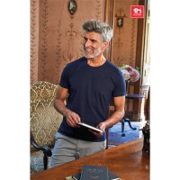 Футболка мужская LUANDA, черный, 2XL, 100% хлопок, 150 г/м2