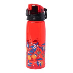 Бутылка для воды FLASK, 800 мл, 25,2х7,7см, красный, пластик