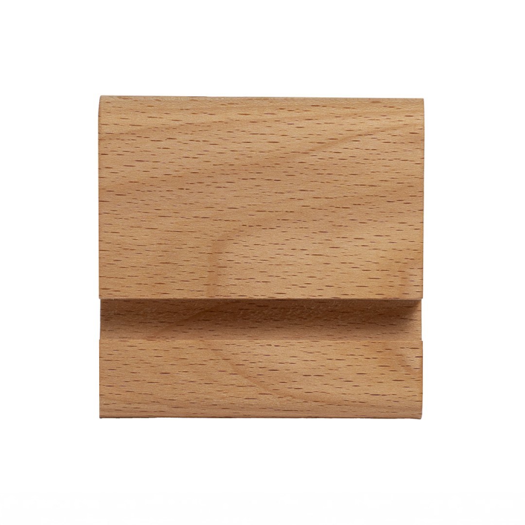 Подставка под телефон «Мини» 8 x 8 x 2 см, пазы 1 см. и 1,4 см, бук