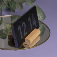 Подставка под телефон «Мини» 8 x 8 x 2 см, пазы 1 см. и 1,4 см, бук