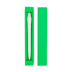 Футляр для одной ручки JELLY, зеленый, картон