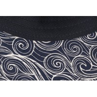 Образец панама с кастомизацией LAB2501, тёмно-синий, 100% полиэстер