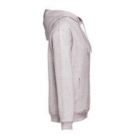 Толстовка мужская с капюшоном PHOENIX, серый меланж, 5XL, 50% хлопок, 50 полиэстер, плотность 320 г/