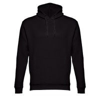 Толстовка мужская с капюшоном PHOENIX, черный, 5XL, 50% хлопок, 50 полиэстер, плотность 320 г/м2