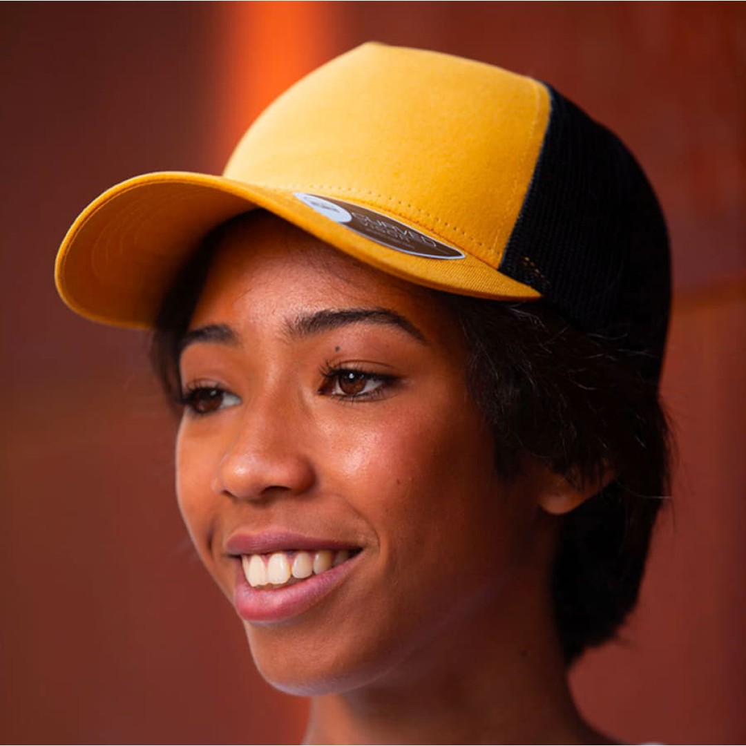 Бейсболка "RAPPER COTTON", 5 клиньев, белый, пластиковая застежка, 100% хлопок, 100% п/э, 180 гр/м2