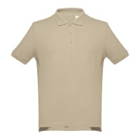 Рубашка-поло мужская ADAM, пастельный зелёный, 2XL, 100% хлопок, плотность 195 г/м2