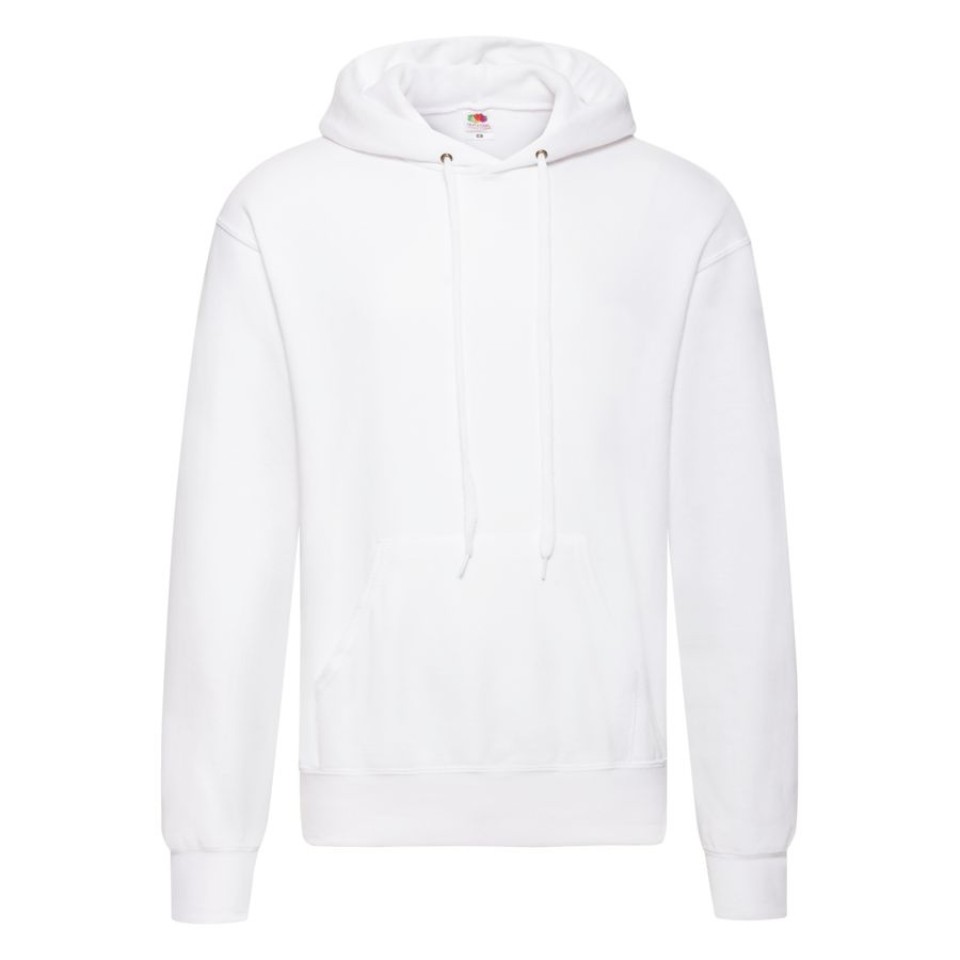 Толстовка "Hooded Sweat", белый_XL, 80% х/б, 20% п/э, 260 г/м2