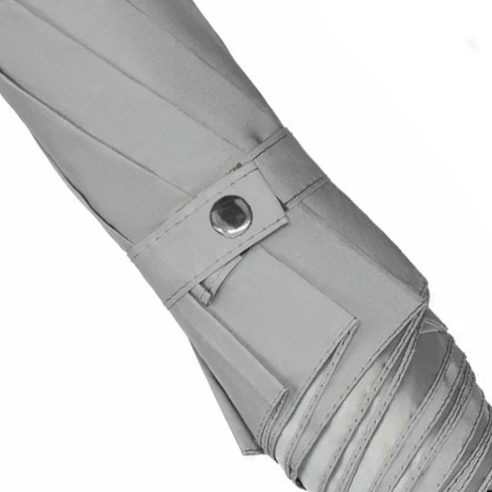 Зонт складной "Reflect", полуавтомат, светоотражающий серый