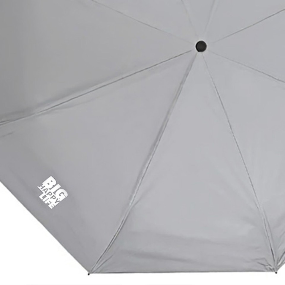 Зонт складной "Reflect", полуавтомат, светоотражающий серый