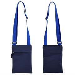 Сумка для документов "ACTIVE" с карманом на молнии,  синий, 18х24 см, полиестер,  шелкография