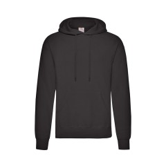 Толстовка мужская с начесом "Сlassic Hooded Sweat", черный_XL, 80% х/б, 20% п/э, 280 г/м2