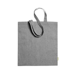 Сумка для покупок "GRAKET", черный, 42x38 см, 100% переработанный  хлопок, 120 г/м2