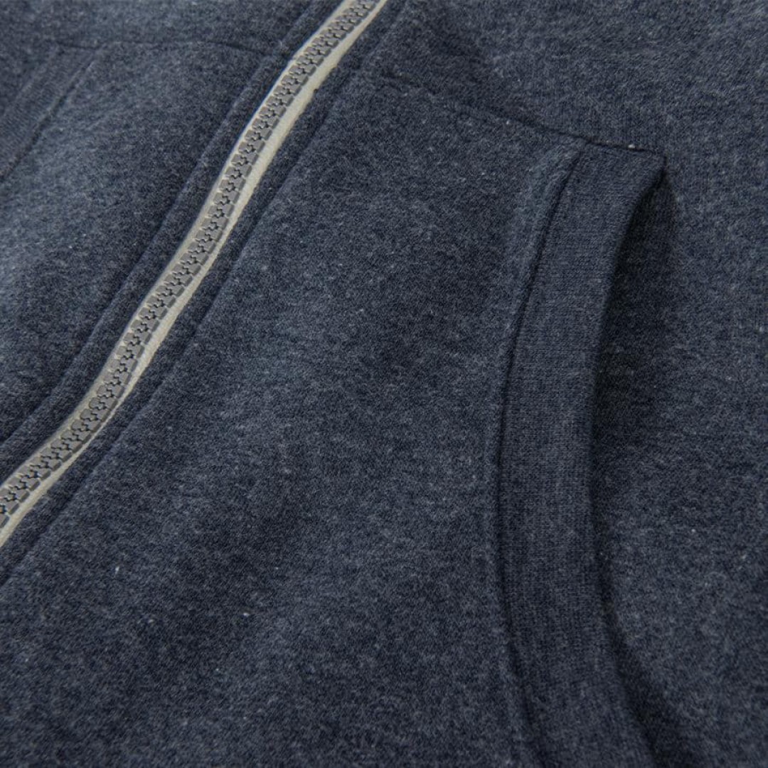 Толстовка женская "CIPRO Lady", синий меланж, XL,65% полиэстер, 35% хлопок, 265 г/м2