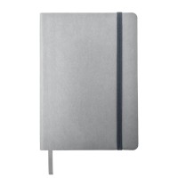 Ежедневник недатированный Shady, А5,  серый, кремовый блок в линейку, серый обрез
