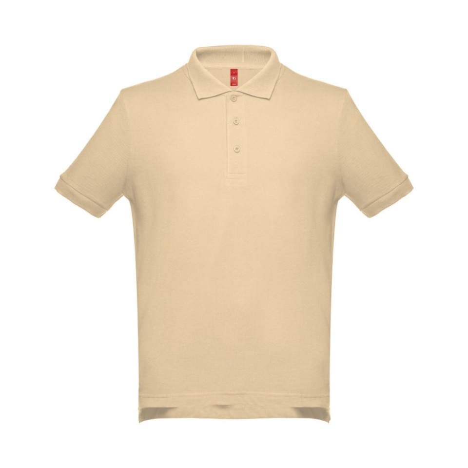 Рубашка-поло мужская ADAM, песочный, M, 100% хлопок, плотность 195 г/м2