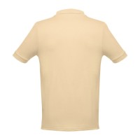 Рубашка-поло мужская ADAM, песочный, 2XL, 100% хлопок, плотность 195 г/м2