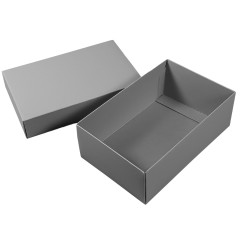 Коробка картонная, "COLOR" 11,5*6*17 см, серый