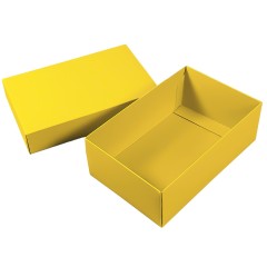 Коробка картонная, "COLOR" 11,5*6*17 см, желтый