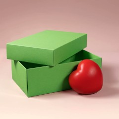 Коробка картонная, "COLOR" 11,5*6*17 см, фиолетовый