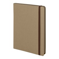 Ежедневник недатированный Shady, А5,  светло-коричневый, кремовый блок в линейку, коричневый обрез