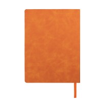 Ежедневник недатированный Solas, формат А5, с магнитом, оранжевый, кремовый блок в линейку