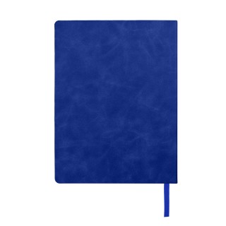 Ежедневник недатированный Solas, формат А5, с магнитом синий ройал, кремовый блок  в линейку