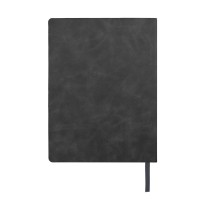 Ежедневник недатированный Solas, формат А5, с магнитом темно-серый, кремовый блок в линейку