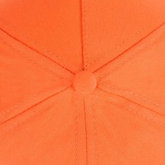 Бейсболка "Hit", 5 клиньев,  застежка на липучке, оранжевый, 100% п/э, плотность 135 г/м2