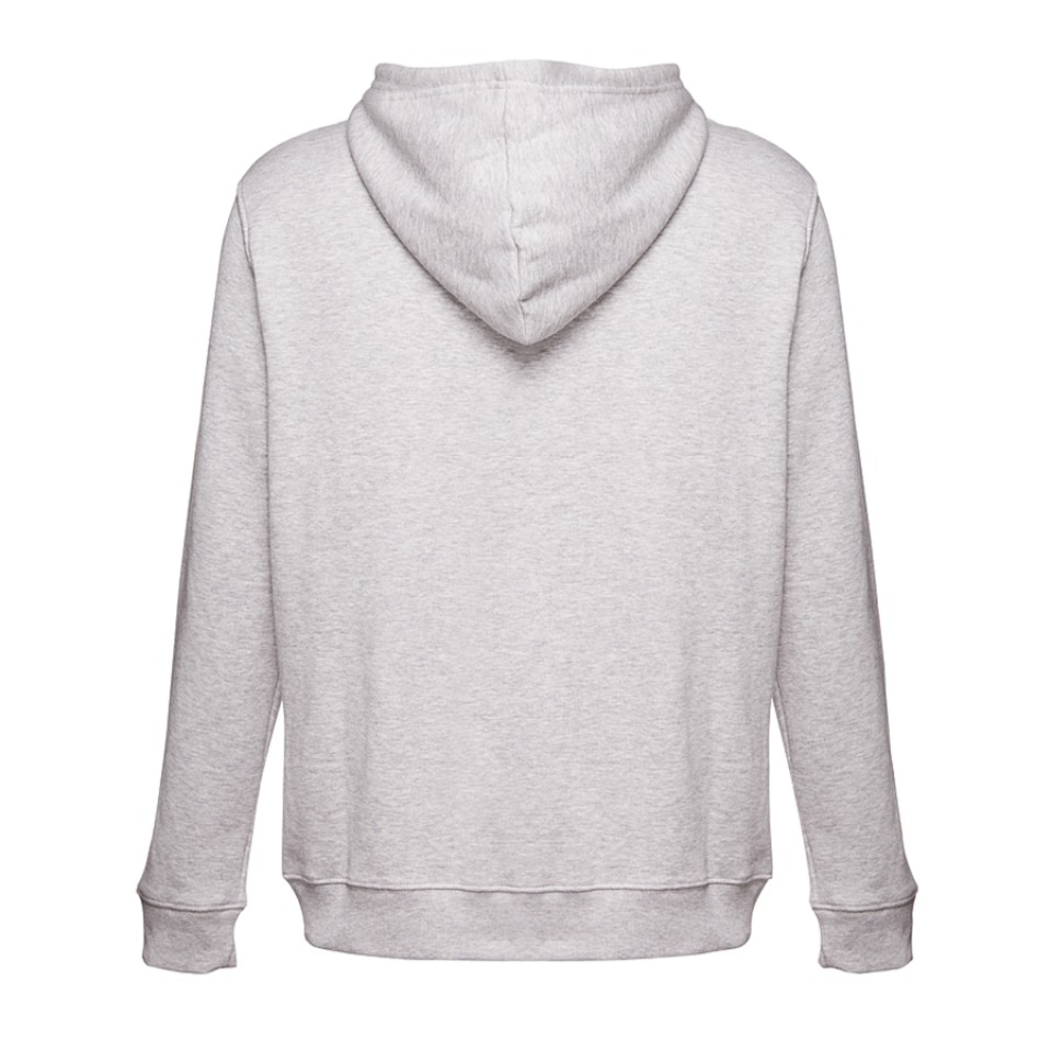 Толстовка мужская с капюшоном на молнии AMSTERDAM, серый меланж, 4XL, 50% хлопок, 50% п/э, 320 г/м2