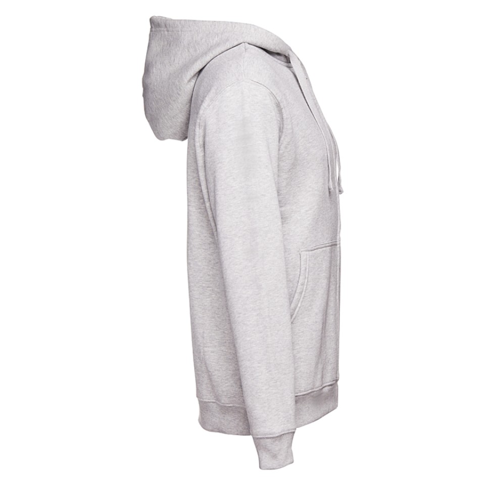 Толстовка мужская с капюшоном на молнии AMSTERDAM, серый меланж, 4XL, 50% хлопок, 50% п/э, 320 г/м2