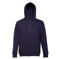 Толстовка мужская с капюшоном на молнии AMSTERDAM, темно-синий, 3XL, 50% хлопок, 50% п/э, 320 г/м2