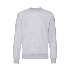 Толстовка мужская с начесом "Сlassic Set-In Sweat", серый_M, 80% х/б, 20% п/э, 280 г/м2