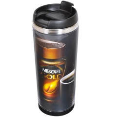 Термокружка  "IDEA",  420 мл,  нержавеющая сталь/пластик