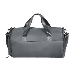 Сумка спортивная "Gym", серая, 45х21х20 см, полиэстер