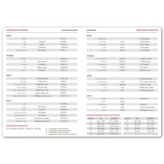 Ежедневник недатированный Anderson, А5, бордовый, белый блок