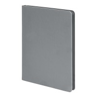 Ежедневник недатированный Pulpy, А5,  светло-серый, кремовый блок в линейку, светло-серый срез