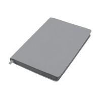 Ежедневник недатированный Pulpy, А5,  светло-серый, кремовый блок в линейку, светло-серый срез