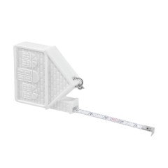 Брелок-рулетка  "Домик" (1 м), 5,1х1,4х4,7 см, пластик