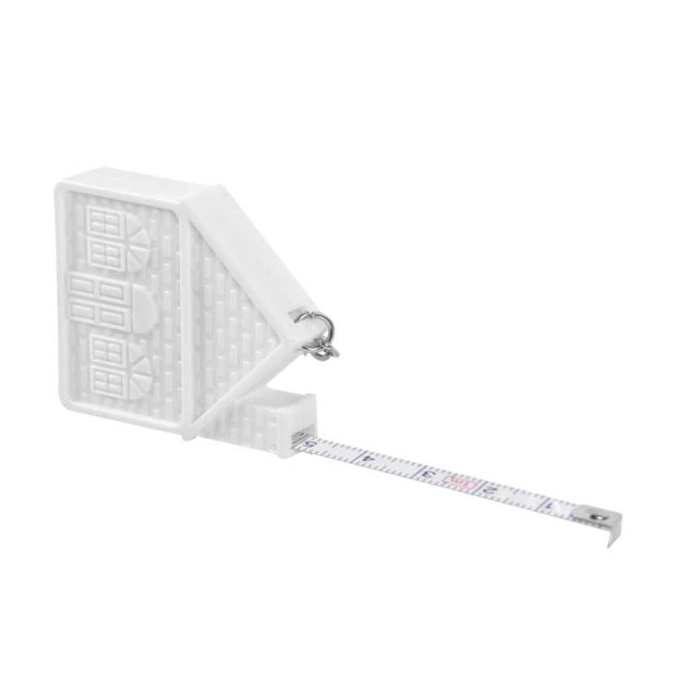 Брелок-рулетка  "Домик" (1 м), 5,1х1,4х4,7 см, пластик