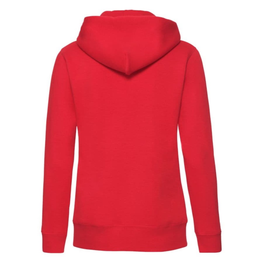 Толстовка "Lady-Fit Hooded Sweat Jacket", красный_XS, 75% х/б, 25% п/э, 280 г/м2