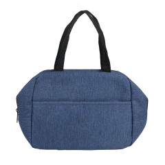 Термосумка "EAT", т.синий меланж, 24 x 21 x 12 см, полиэстер 300D