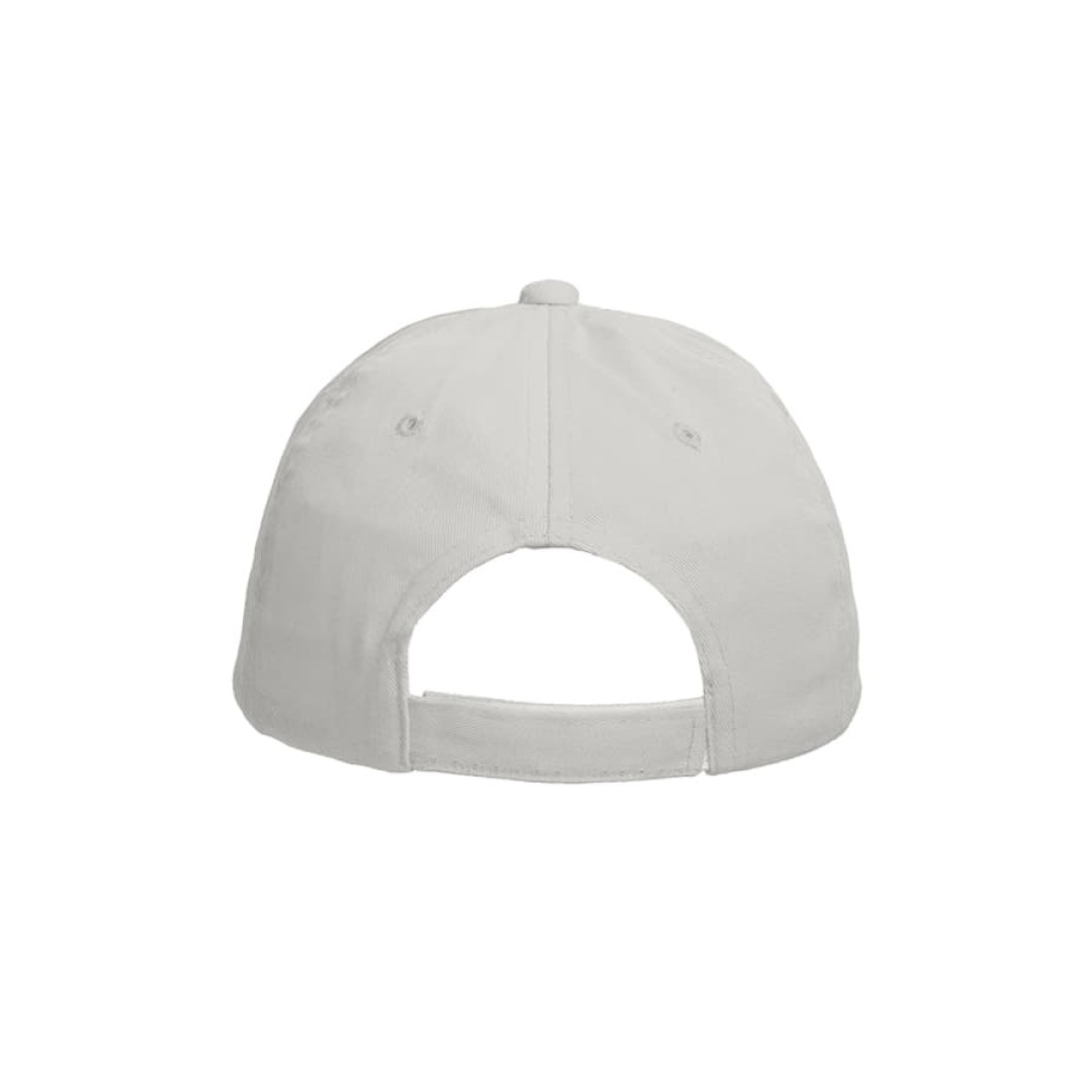 Бейсболка "Breeze", 5 клиньев,  застежка на липучке, белый, 100% хлопок, плотность 150 г/м2