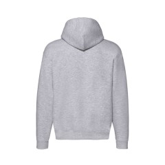 Толстовка мужская "PREMIUM HOODED SWEAT JACKET", серый меланж_M, 70% х/б, 30% п/э, 260 г/м2