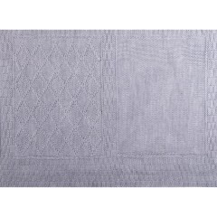 Плед LYKKE MIDI, серый, шерсть 30%, акрил 70%, 150*200 см