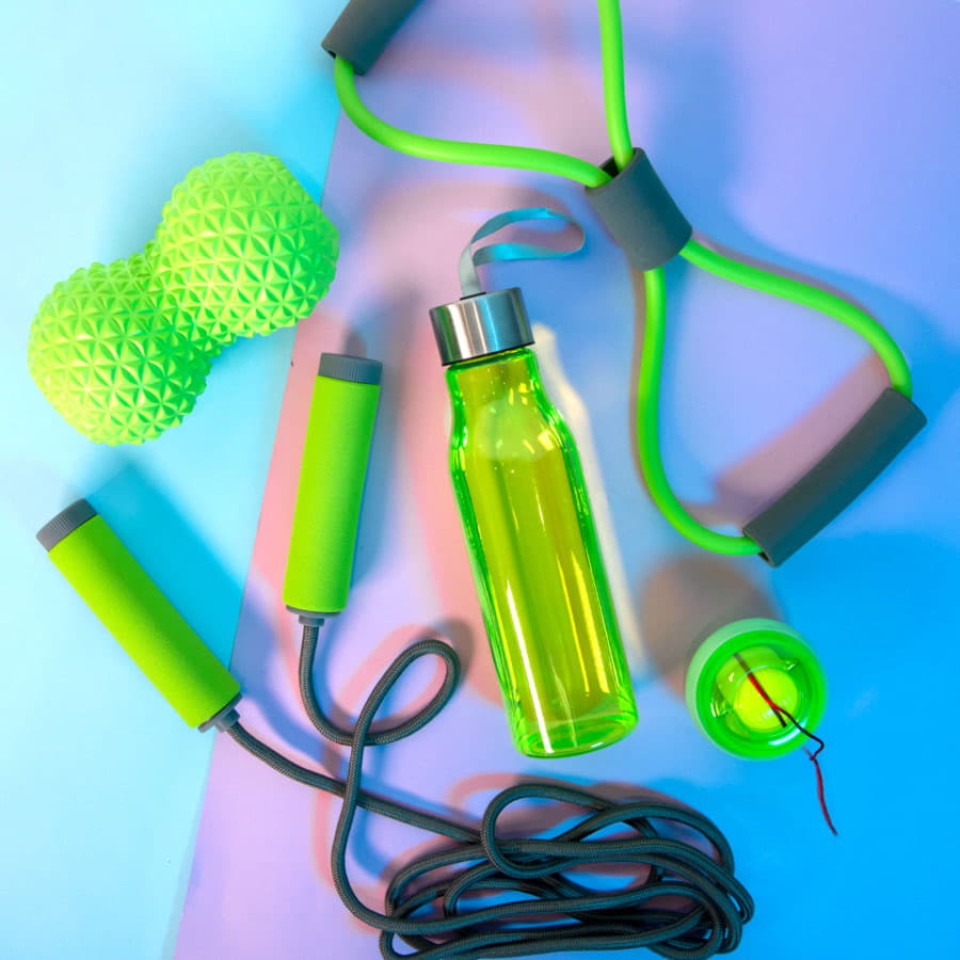 Бутылка для воды BALANCE, 600 мл, пластик, зеленый