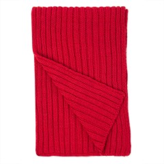 Шарф вязаный НАСВЯЗИ©, красный, 30% шерсть,70% акрил