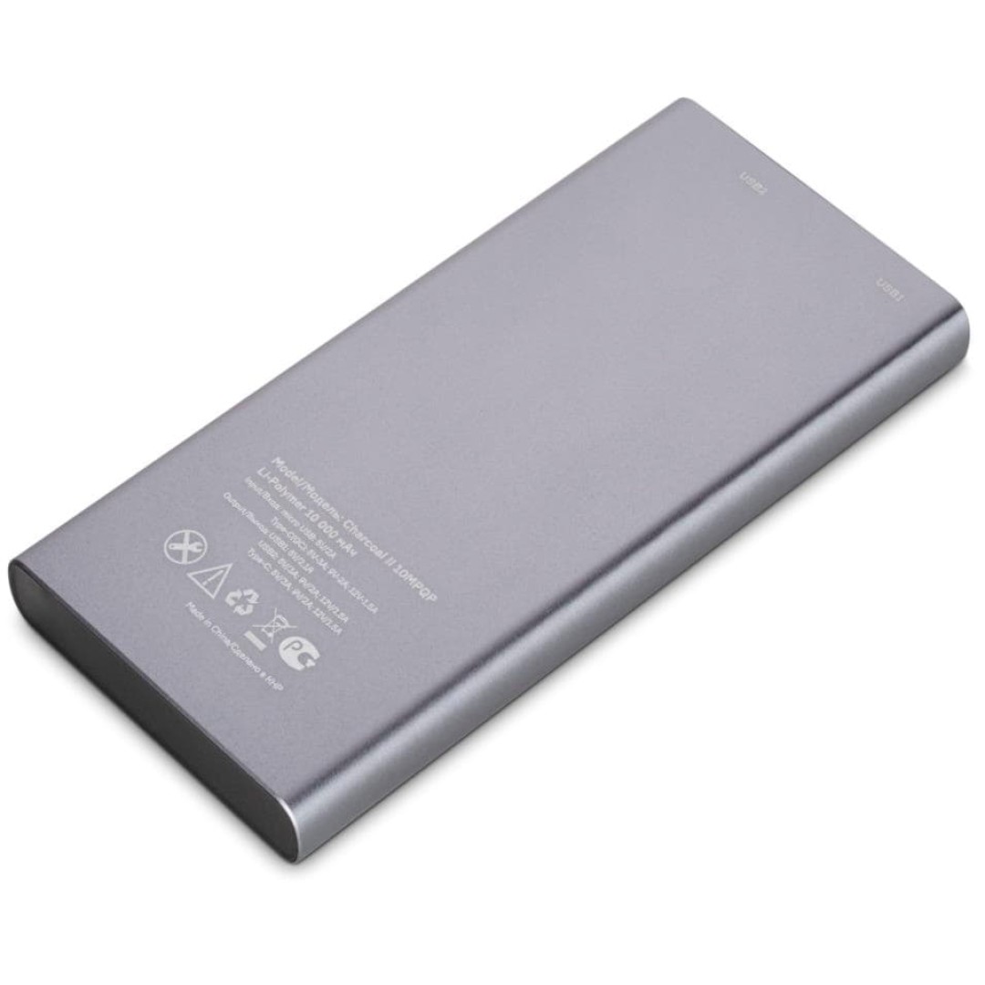 Внешний аккумулятор  Accesstyle Charcoal II (10000 mAh), серебристый